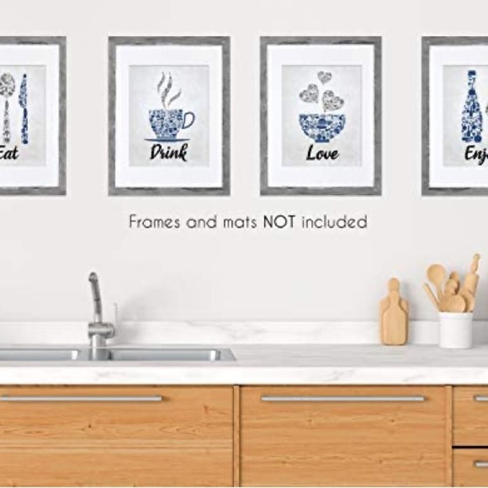 Mosaic Vintage Inspirational Kitchen Restaurant Cafe Bar Wall Art Decorations - Picture 5 of 9